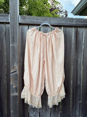 NWT Free People Forever Young Bloomer Pants Women's Size L Peach Pit