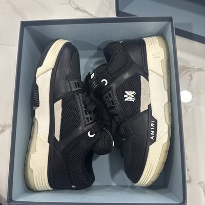 Amiri MA-1  Sneakers shoes BLACK BEIGE Size 10 EUR 43 
