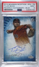 2015 Bowman Inception Prospect Blue /150 Tyler Beede #PA-TB PSA 9 MINT Auto 3b3