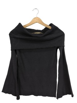 AKEP Strickpullover Damen Pullover Gr. DE 36 schwarz Casual-Look