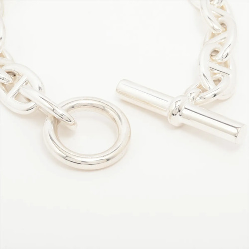 Hermès Chaîne d'Ancre TGM 2025 Bracelet 16 frames 925 133.5g Silver - Picture 4 of 6