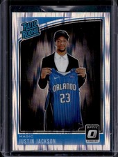 2018-19 Panini Donruss Optic Justin Jackson Shock Rookie RC #183 Magic