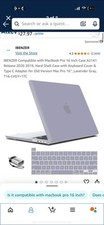 IBENZER Hard Shell Case for MacBook Pro 13" 14" 15" 16" with Keyboard Cover