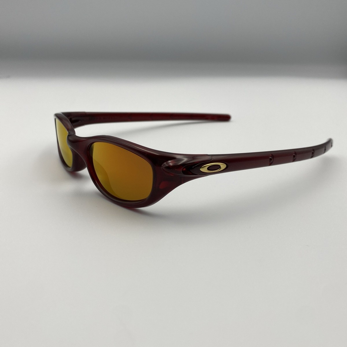 Authentic Vintage Oakley Four S Red Sunglasses With Aftermarket Authentic Vintage Oakley Four S Red Sunglasses With Aftermarket
