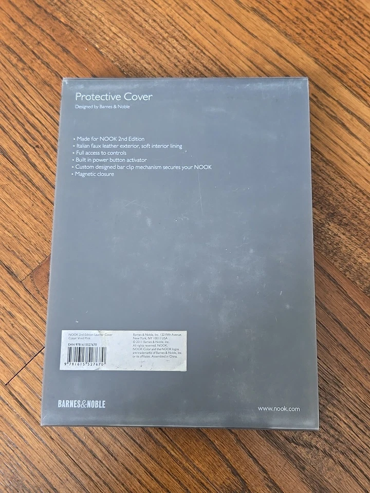 NOOK 2nd Ed Protective Cover Barnes Noble Lautner Vivid Pink Italy Faux Leather - Image 2 of 4