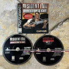 Resident Evil Director's Cut Discs & Manual - Sony PlayStation 1 PS1 **TESTED**