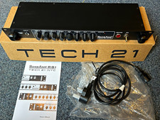 Tech 21 SansAmp RBI Rackmount 1U Analogue Bass Preamp EQ Effects Loop 2Ch