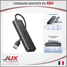 UGREEN Hub USB 3.0 4 Ports Ultra Fin Multiport PC 5 Gbps