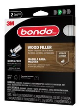 Bondo  Wood Filler WF-2PK-ES, Ready Mix Pouches, 2 oz