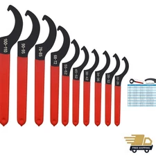 10pcs Coilover Spanner Wrench Set, for Suspension System and Shock Adjustment