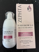 ZEPTHA H-Regrow 2.0 RICE NUTRI Hair Growth Spray with Biotin  Caffeine Infused
