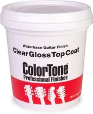 ColorTone Waterbase Guitar Finish, Gloss Top Coat, 16-oz. container