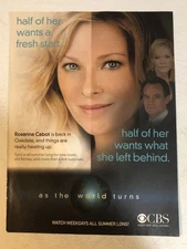 As The World Turns Tv Print Ad Magazine Pinup Picture Rosanna Cabot