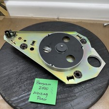 Bang  Olufsen Beogram 2400 Turntable Parts Suspension Plate Sub platter Spindle