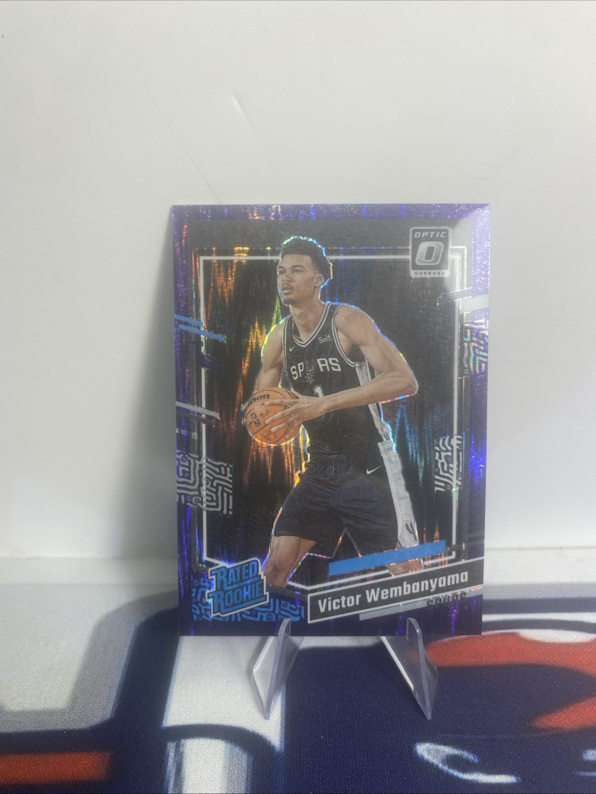 2023-24 Panini Donruss Optic - Rookie Victor Wembanyama #225 Purple Shock 📈🏀🔥