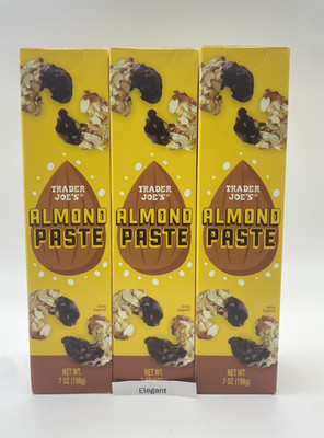 3 Pack Trader Joe's Almond Paste 7 oz each Marzipan Baking Ingredient Denmark