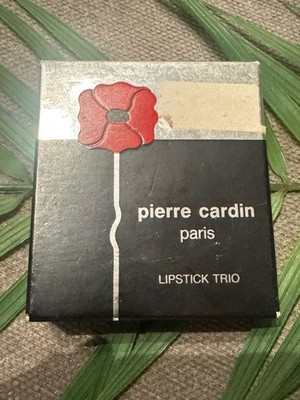 Vintage 90s Pierre Cardin Paris Lipstick Trio New