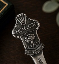 VINTAGE ROLEX SPOON BUCHERER OF SWITZERLAND LUCERNE COLLECTABLE SOUVENIR