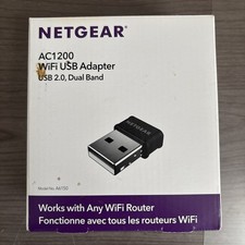 NETGEAR AC1200 USB 2.0 Cable WiFi Dual Band 1200Mbps New Model A6150
