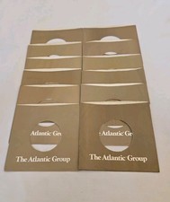 45 RPM 7" RECORD SLEEVES CO. SLEEVE 12 PACK SEE PHOTO Atlantic Group SLV392