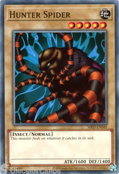 MRD-EN049 Hunter Spider :: Common 25th Anniversary Edition Mint YuGiOh Card