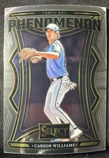 2025 Panini Select Baseball Phenomenon #25 Carson Williams - Tampa Bay Rays