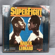 Vintage SuperFight Hagler Vs Leonard Image LaserDisc 1987 Boxing Collectors NTSC