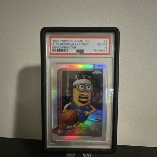 Shai Gilgeous-Alexander – 2025-26 Topps Chrome Updates Basketball · Minionfractor #M-2 Shai Gilgeous-Alexander