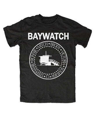 Baywatch 2 T-Shirt Lifeguard David Hasselhoff,Kult,Miami,Florida,Lifeguard