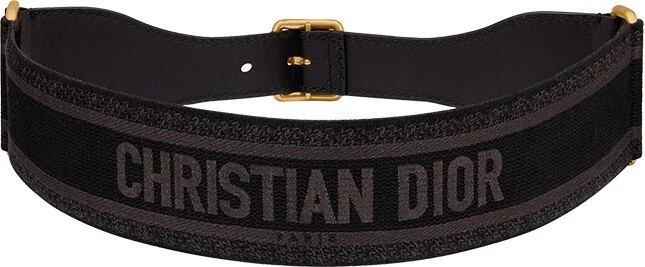 Grande ceinture en toile Christian Dior pour femme Bleu marine Taille L PRIX CONSEILLÉ