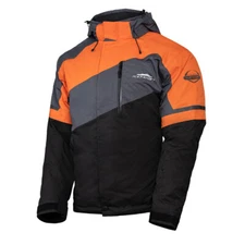 KATAHDIN GEAR RECON JACKET MENS, BLACK/GREY/ORANGE - X-LARGE