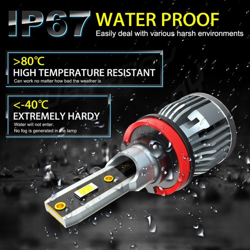 Fit for Subaru Forester 2009-2013 LED Headlights Hi/Lo Fog Light Bulbs Combo Kit - Picture 8 of 11