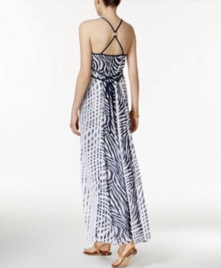 Abito lungo plissettato Michael Kors taglia 0 (UK 6 10)