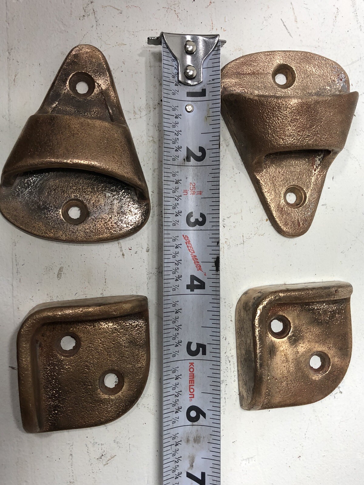 Vintage Wilcox Crittenden Anchor Deck Mount Chocks Chris Craft Roamer