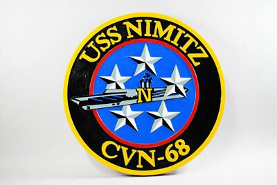 USS Nimitz CVN-68 Plaque