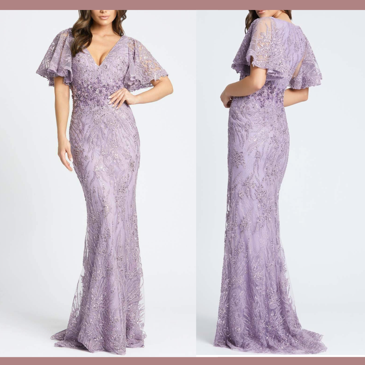 Mac Duggal☆エレガント☆花柄 ビーズ ミディドレス Mac Duggal – tagged 