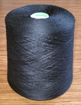 ITALIAN ZEGNA BARUFFA LANE BORGOSESIA 2/60 50% WV 50% VI YARN SPOOL NAVY #2