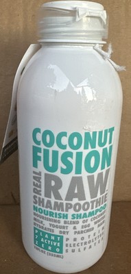 Real Raw Smoothie Coconut Fusion Nourish Shampoo 12 oz Sulfate Free Dye Free 
