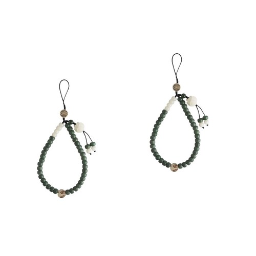 2 Pack Mobilfunkanhänger Schlüsselband Mit Telefonanhänger Charms - Zdjęcie 3 z 12