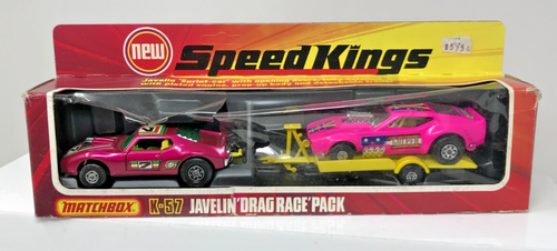 MATCHBOX SPEEDKINGS K-57 JAVELIN DRAG RACE PACK M389