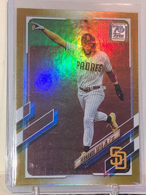 2021 Topps Series One Fernando Tatis Jr. Gold Foil Parallel #1