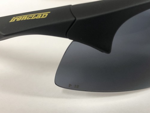 Ironclad CARBON SAFETY GLASSES SMOKE 99.9% UV Protection,Medium Impact USA Brand - Picture 5 of 10