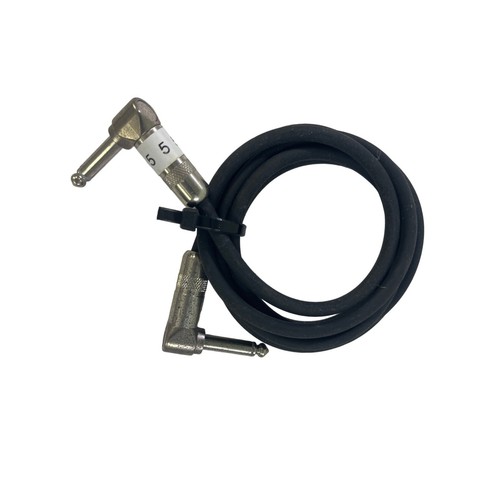 Unbranded 5ft Audio Cable with 90 degree 1/4" TS Connectors