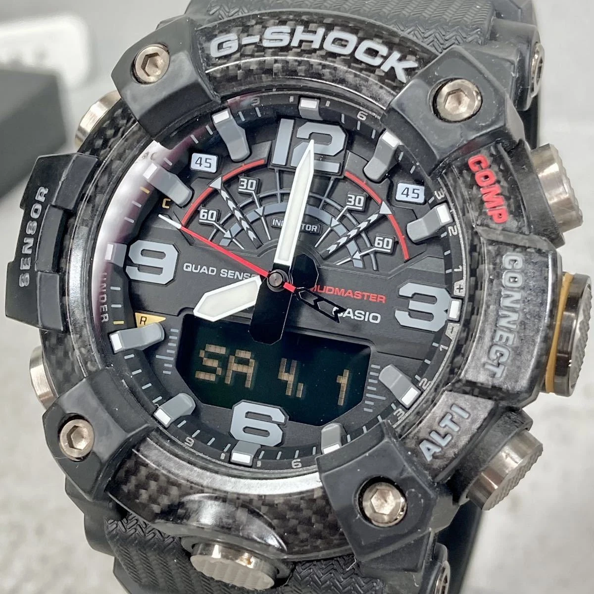 CASIO G-SHOCK GG-B100-1AJF Mudmaster Carbon Core Bluetooth Men Watch