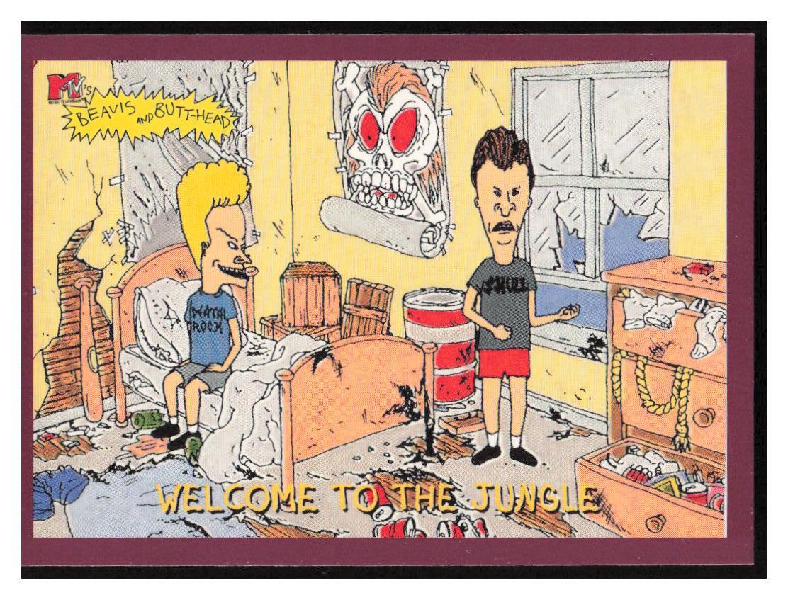 【USA】ビーバス &バッドヘッド　トレーディングカード 1994 Ultra Beavis and Butt-Head #6909 Welcome to the Jungle