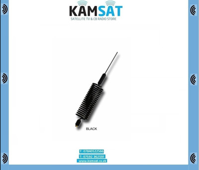 CB MOBILE ANTENNA MINI BLACK TORNADO STINGER  BASE LOADED FREQ 27-28MHz 