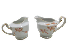 Fukagawa Arita 905 Maple Leaf Hand Painted China Creamer Containers X 2 T320
