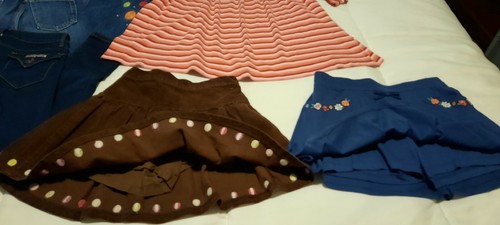 Girl 7 Lot Jeans Dress Skorts Gymboree Hudson Justice Cat Jack - Picture 8 of 9