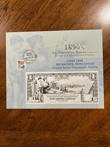 BEP Money Numismatic Souvenir Card B136 Nice BEP Visitor Center Canceled!