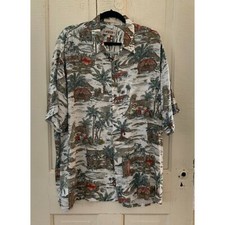 Campia Moda Mens Hawaiian Shirt Size XL Island Beach Tropical Summer Cruise